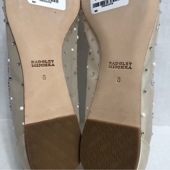 Badgley Mischka Women's Babette Pointed Embellished Flats 8 NIB - Picture 10 of 12
